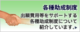各種助成制度