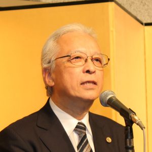 日本弁理士会会長　渡邉敬介