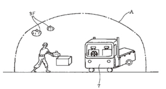 カボチャの空中栽培法（特許第2509148号）内のイラスト