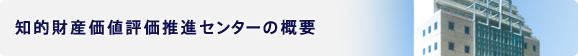 知的財産価値評価推進センターの概要